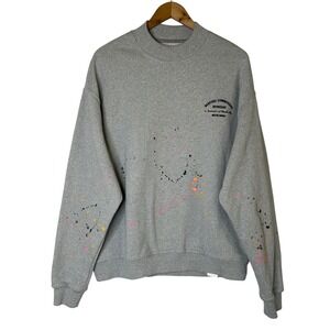REPRESENT‎ Mens Sweatshirt Size M Bespoke Commission Paint Splatter Crewneck